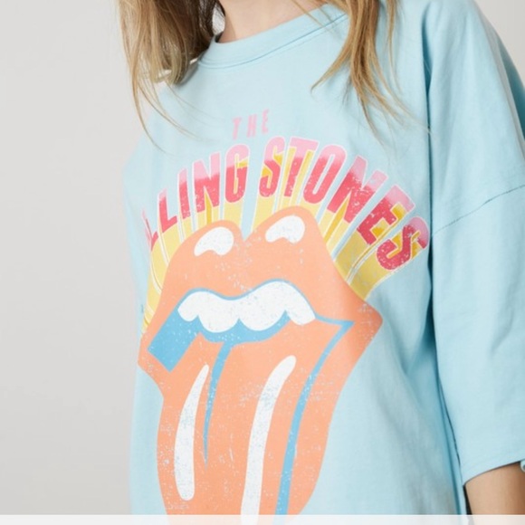 Fantastic Fawn Rolling Stones oversized top - Picture 2 of 3